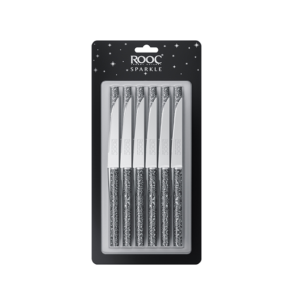 خرید عمده چاقو میوه خوری ماربل 12عددی روک