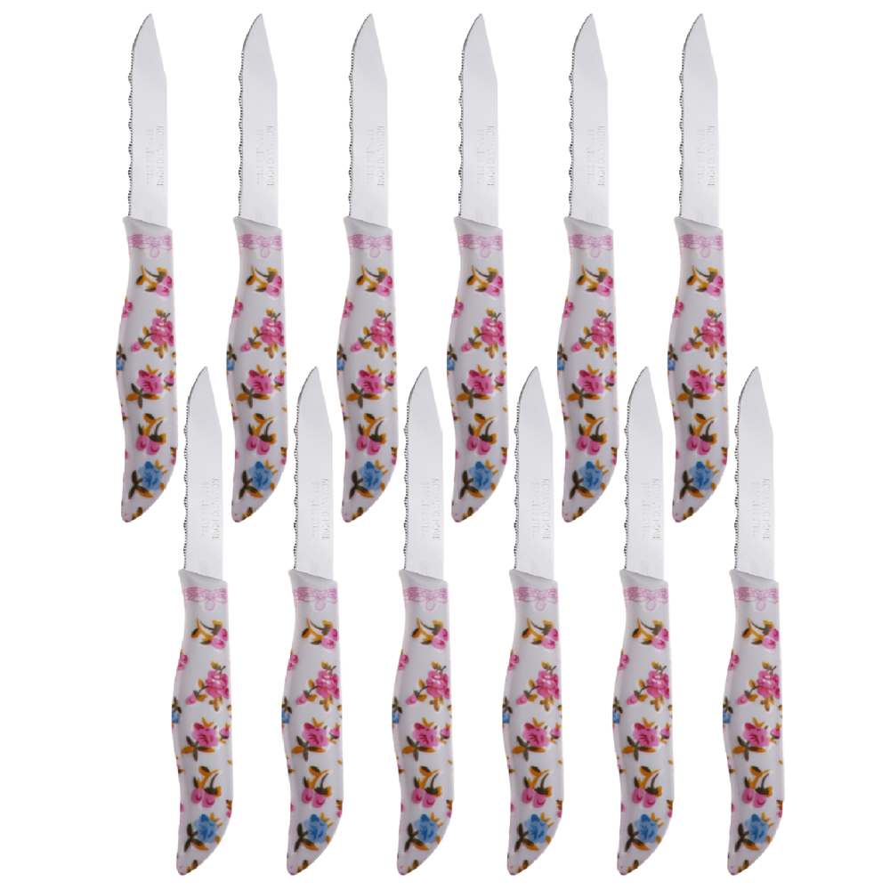 چاقو میوه خوری گلدار رومانتیک