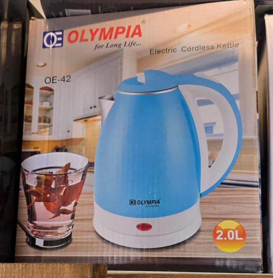 کتری برقی المپیا رنگی دوجداره